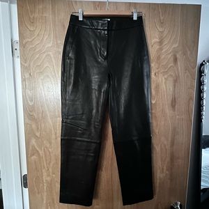 NWT J. Crew leather Kate pant 0